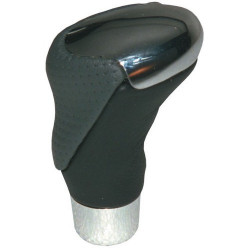 Gear Knob Chrome Black Grey