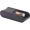 hr-imotion Filzverkleidete Ablagebox mit Rolladen - 168 x 72 x 45mm [Made in Germany | Selbstklebend (Optional)] - 10510001