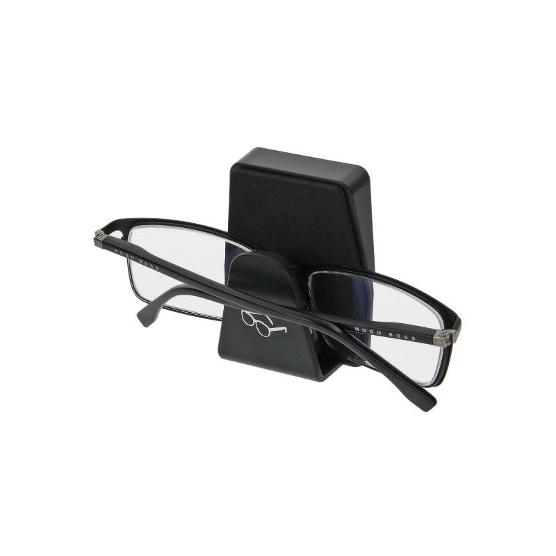 Auto Brillenablage,16.2cmx5.5cmx3.5cm KFZ Sonnenbrillen Aufbewahrung  Halterung Auto Sonnenbrille Brillenhalter Selbstklebend mit Filzpolsterung  für