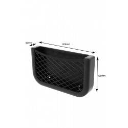 Carstylingshop Opbergnet Auto 205 x 121 x 32 mm met Frame...