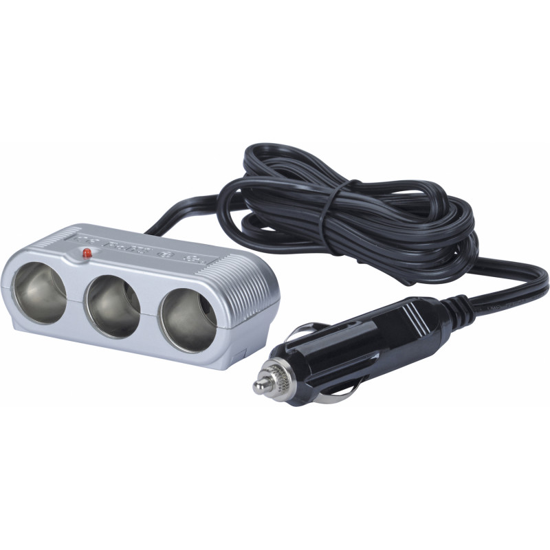 Zigarettenanzünder Adapter      
mit 3 Steckdosen