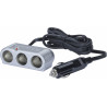 Zigarettenanzünder Adapter      
mit 3 Steckdosen