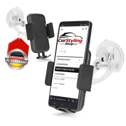Smartphone Halterung mit Saugfuß Halter mit 4QuickFix,...