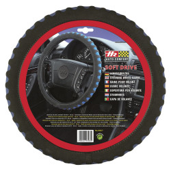 HR Couvre-Volant Effet Climat Noir/Bleu Ø 38 cm Universel