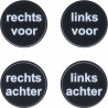 Reifen-Lagerungsmarkierung mit Aufkleber in 5 Sprachen